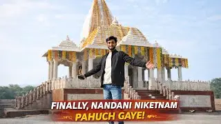 Finally Nandani Niketnam 🛕⛩️ panhuch gaye ❤️ l @souravjvlogs daily life style, daily vlogs, villager