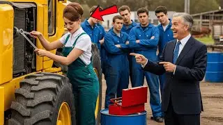 „Ten Traktor To Złom!” — Śmiał Się Milioner… Aż Mechaniczka Pokazała Prawdę