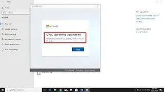 Something Went Wrong Can&rsquo;t Sign In With Microsoft Account