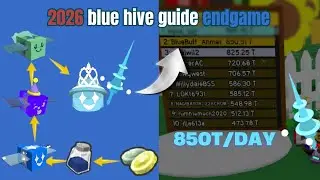 2026 NEW BLUE HİVE GUİDE (850T) PER DAY  Bee Swarm Simulator