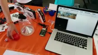 360 degree object tracking with BeagleBone at Maker Faire Detroit (video 2)