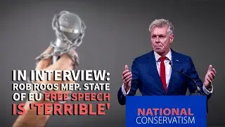 In Interview: Rob Roos MEP. State of EU free speech is 'terrible'