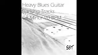Heavy Blues Guitar Backing Track in C# Minor