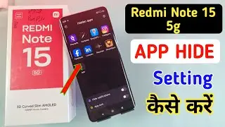 Redmi note 15 me app hide kaise kare/hide apps in Redmi note 15 5g/Redmi note 15 5g hide setting