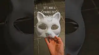 New marble fox mask!🦊🐾 it will soon be for sale on my Etsy! #therian #maskmaking #etsy #antizoo