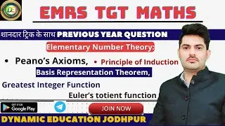 Elementary Number Theory /Peano&rsquo;s Axioms /Principle of Induction /Basis Representation Theorem, emrs