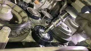 S 560 v belt replacement /model 222 /engine 176 V8,