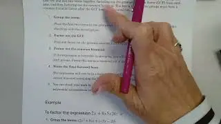 Notes 3 2B Grouping 4 terms