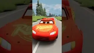 Epic escape form Lightning McQueen vs Head eater Monster car&nbsp; Coffin Dance song