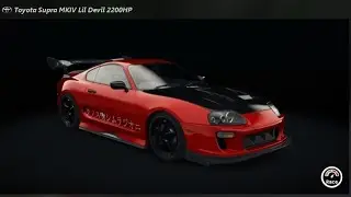 Toyota Supra Lil Devil 2200HP at Nurbürging and endless track drag|ASSETTO CORSA