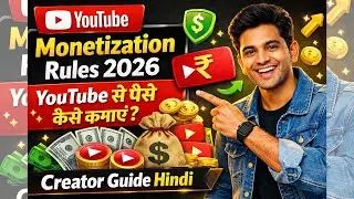 YouTube Monetization Rules 2026 | YouTube से पैसे कैसे कमाएं | Creator Guide Hindi