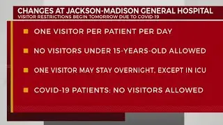 Changes at Jackson-Madison General Hospital