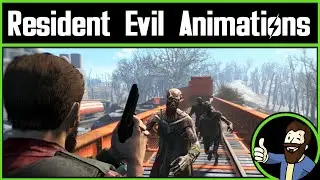 Resident Evil Animations! - Fallout 4 Mod Review: RE Tactical Handgun