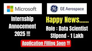 1 Lakh Stipend Internship 2026 😱 | Microsoft Internship Tamil | Data Science Internships 2026 Tamil