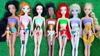 Disney Princess Doll Makeover ~ DIY Miniature Ideas for Barbie - Wig, Dress, Faceup, and More! DIY