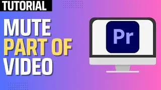 How To Mute Part of Video in Premiere Pro