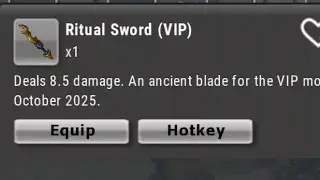 Graal era Ritual sword vip