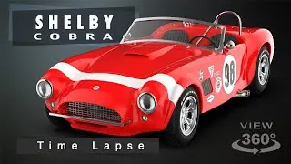 Shelby Cobra | 3D modeling timelapse