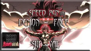 BAKI Hanma BLOOD ARENA SpeedRun All Bosses LIVE GAME PLAY Demon SURVIVAL (17:13' RECORD) (Un-Edited)