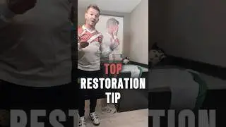 The #1 rule of shirt restoration? Watch this! ⏳⚽