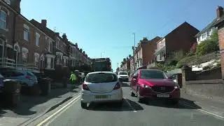 Driving On Astwood Road, Rainbow Hill & Lowesmoor Terrace, Worcester, England 20th April 2023