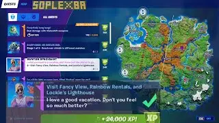 VISIT FANCY VIEW, RAINBOW RENTALS, AND LOCKIES LIGHTHOUSE (WEEK 6 CHALLANGES)