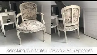 RELOOKING D'UN FAUTEUIL P5/5