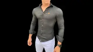Camisa Jeans Masculina - Compre Online | Promo&ccedil;&atilde;o