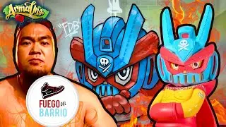 El mejor en el Art toy 🤖 Quiccs est&aacute; en M&eacute;xico 🔥 FUEGO DEL BARRIO