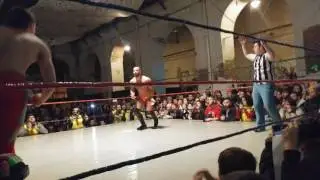 King Ricochet (Prince Puma) vs A-Kid (White Wolf Wrestling) in Spain
