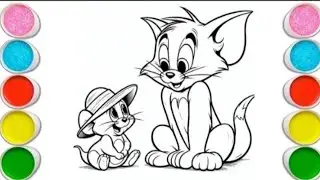 How to draw Tom and Jerry drawing |How to draw Tom and Jerry drawing for kids |Tom and Jerry draw