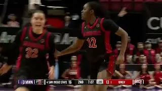 SDSU WOMEN'S HOOPS HIGHLIGHTS: AZTECS 71, UNLV 59 - MW SF