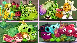 PvZ 2 - Random Team - Plant Four Team  Vs Zombie Team - Who wins ?