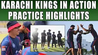 Highlights : Karachi Kings Practice | David Warner, M Nabi in action | PSL X