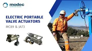Close up: modec Electric Portable Valve Actuators MC89/JA73 (updated)