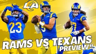 Week 1 Preview: Rams vs Texans