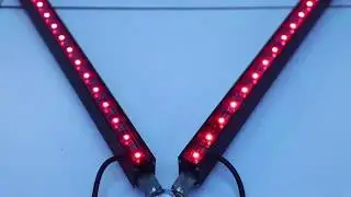 MADRIX 3D LED Bar DMX Universes controlled with MADRIX LUNA + MADRIX ultimate software