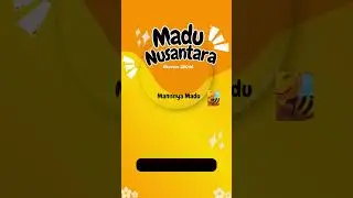 manis alami  Madu Nusantara! Kemasan 250ml #MaduUntukTeh #TehSehat #MinumanAlami #TikTokMinuman