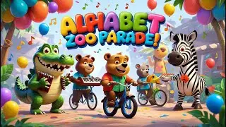ABC Animals from A to Z | Alphabet Zoo Parade | Learn Letters with Fun Animals! 🎵📚