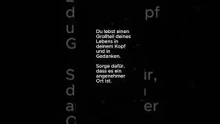 Du lebst einen Gro&szlig;teil deines Lebens in Gedanken
