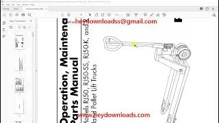 Raymond RJ50 RJ50 SS RJ50 K & RJ50 PB Hand Pallet Lift Trucks Operation Maintenance & Parts Manual