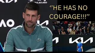 Novak Djokovic drunk fan incident from Rod Laver - Australian Open 2024 |