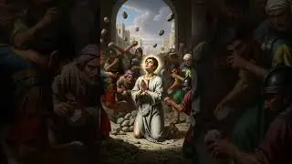 Forgiveness in the face of death.The first saint, Saint Stephen.#love #youtubeshorts