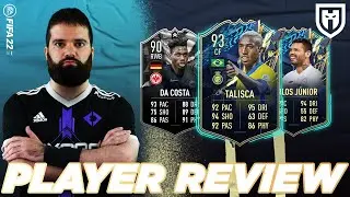 DA COSTA 90 SHOWDOWN, TALISCA 93 E CARLOS JR. 90 TOTS /// FIFA 22 PLAYERS REVIEW