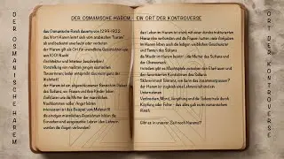 Osmanischer Harem - Ein Ort der Kontroverse (als kleines H&ouml;rbuch)
