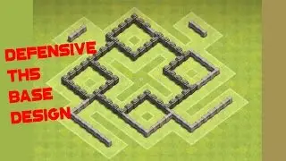 Clash of Clans TH5 BEST Defensive Base Design Build Anti 3 STAR