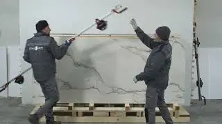 Guida alla movimentazione delle grandi lastre in gres