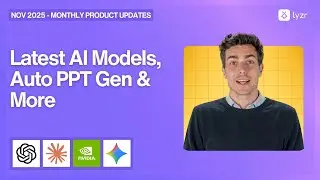 Обновление Lyzr за ноябрь 2025 г.: GPT-5, Claude Opus 4.5, создание PPT и поддержка нескольких ра...
