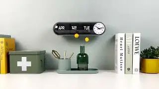 Ceas flip Cloudnola Retro Calendar