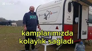 Çekme Karavanda kampı kolaylastırdık#karavan#karavandahayatvar#karavandayaşam#kamp#doğa#beniöneçıkar